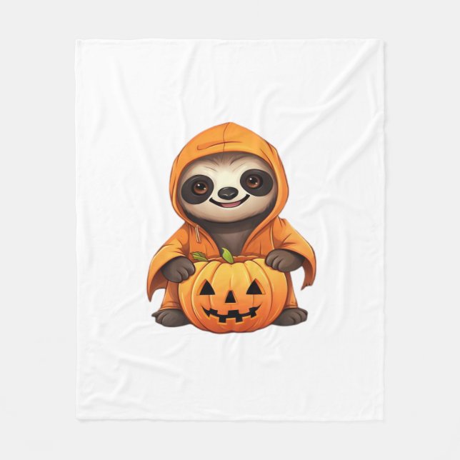 Couverture Polaire T-shirt classique Halloween Slote Sloth (Devant)