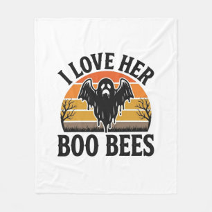 Couverture Polaire T-shirt drôle de Halloween vintage avec une abeill