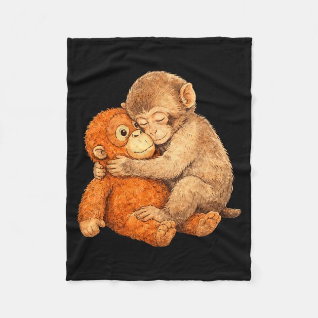Couverture Polaire T-shirt graphique monkey punch  (Devant)