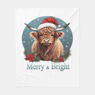Couverture Polaire T-shirt indispensable à la vache de Highland