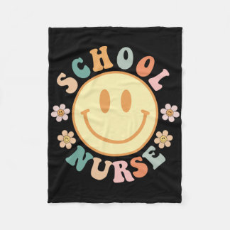 Couverture Polaire T-shirts graphiques amusants d'infirmière scolaire