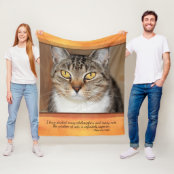 Couverture Polaire Photographie De Chat De Sphinx D Elf Zazzle Fr