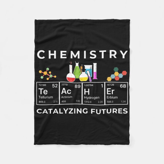 Couverture Polaire Table périodique de l'enseignant en chimie Catalys (Devant)