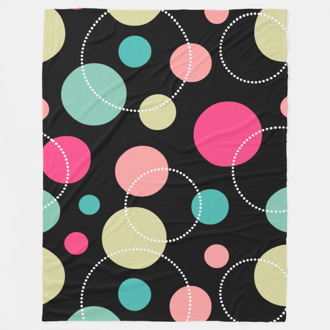 Couverture Polaire Taches et Cercles 150816 (Devant)