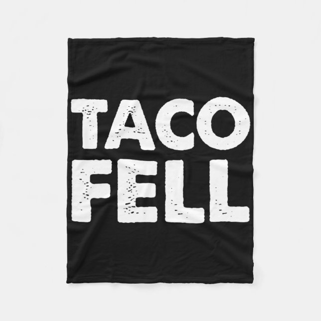 Couverture Polaire Taco Fell Go Taco Funny Tee 5 (Devant)