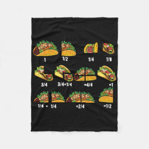 Couverture Polaire Taco Fraction Math Enseignants Retour À L'École Ed