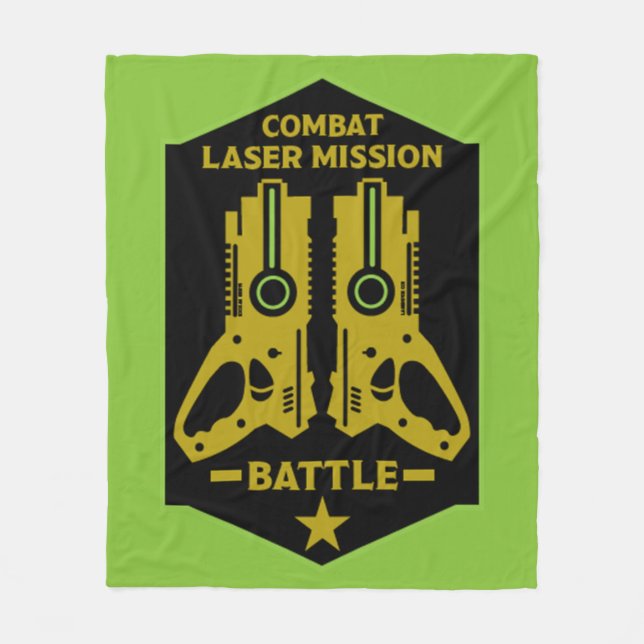 Couverture Polaire Tag laser Mission Enfants (Devant)
