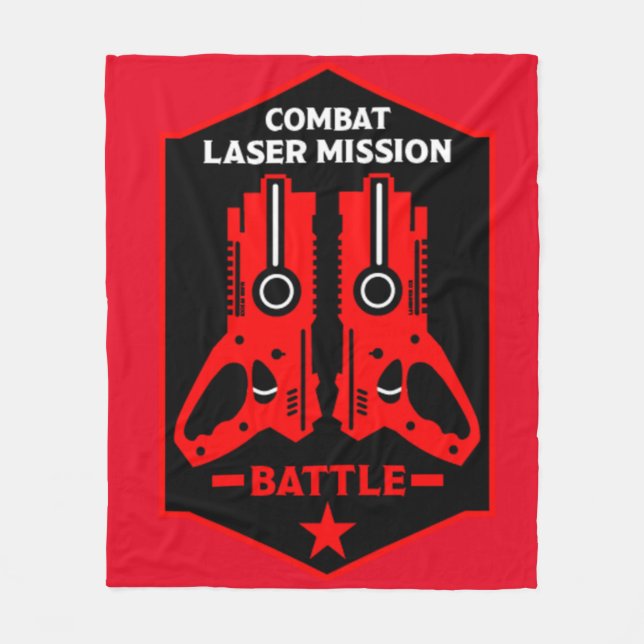 Couverture Polaire Tag laser Mission Enfants (Devant)