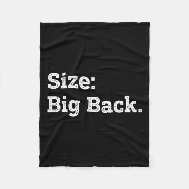Couverture Polaire Taille Big Back Funny Sticker Sarcasm (Devant)