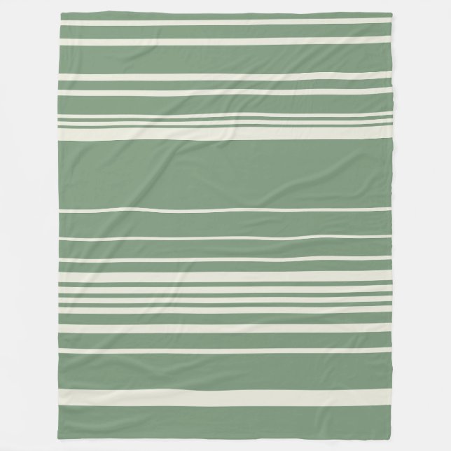 Couverture Polaire Tailles complexes en vert (Devant)