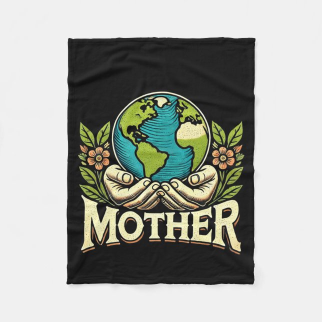 Couverture Polaire Take Care Of Your Mother Earth Day T Shirt  (Devant)