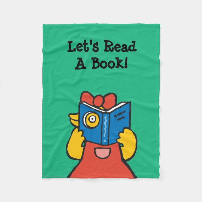 Couverture Polaire Tallulah fait un visage drôle (Devant)