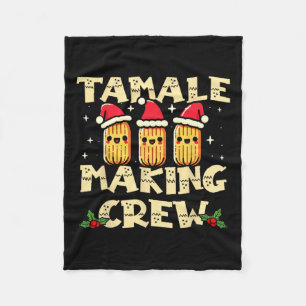Couverture Polaire Tamale Making Crew Tamale Saison Amusante Mexicain