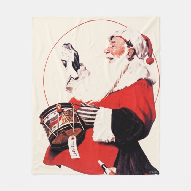 Couverture Polaire Tambour pour Tommy (Devant)