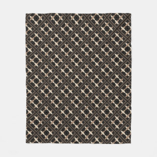 Couverture Polaire Tan sur noir