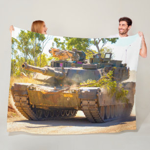 COUVERTURE POLAIRE TANK DE BATAILLE AMÉRICAIN - M1 ABRAMS