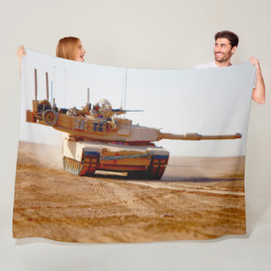 Couverture Polaire TANK DE BATAILLE - M1 Abrams