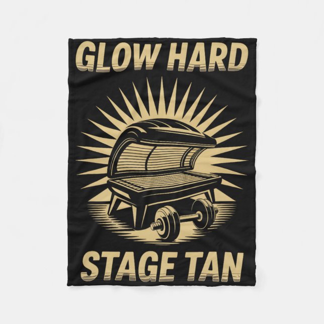 Couverture Polaire Tanning Led Llow Hard Concurrents Fitness Fans Tan (Devant)