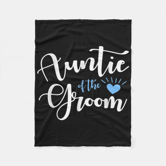 Couverture Polaire Tante Du Groom Groomsmen Party Cadeau (Devant)