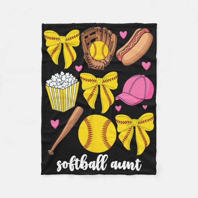 Couverture Polaire Tante Softll pour femmes Softll Coquette Niece Bow (Devant)