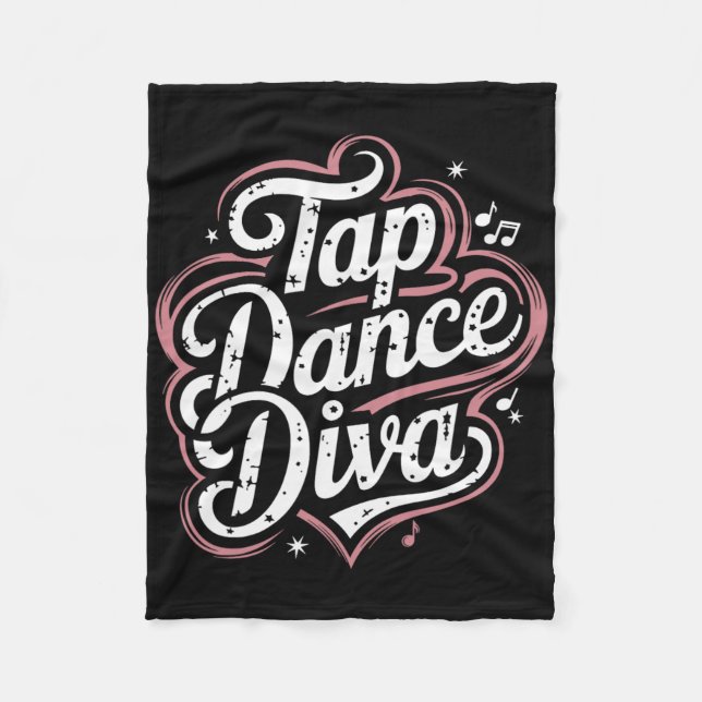 Couverture Polaire Tap Dance Diva (Devant)