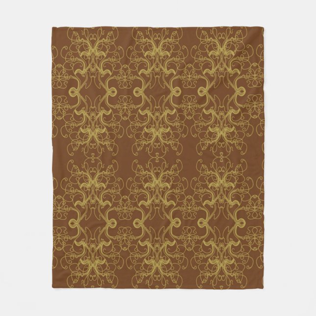 Couverture Polaire Tapete - Illustration de style baroque Vintage (Devant)