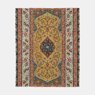 Couverture Polaire Tapis Élegant Tapisserie Perse Antique Riche