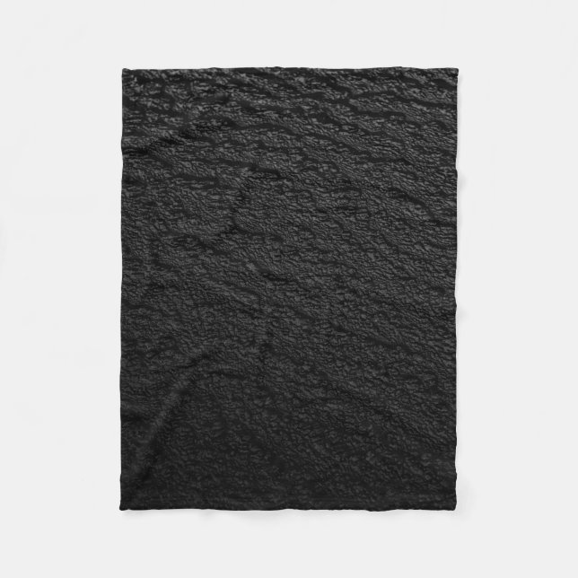Couverture Polaire Tapis noir et gris (Devant)