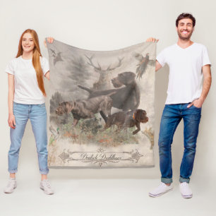 Couverture Polaire Tapisserie À poils durs allemand Coussin extérieur