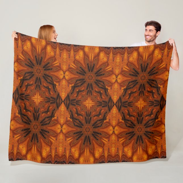 Couverture Polaire Tapisserie de Theia 1 (En situation)