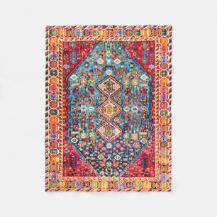 Couverture Polaire Tapisserie intemporelle : Patrimoine marocain colo