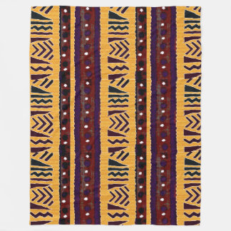 Couverture Polaire "Tapisserie tribale" :