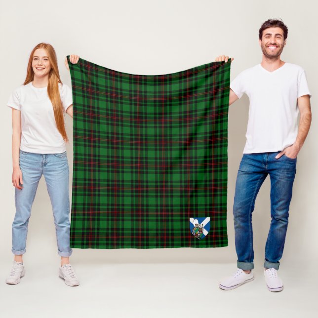 Couverture Polaire Tartan à carreaux Beveridge de Scotts (En situation)
