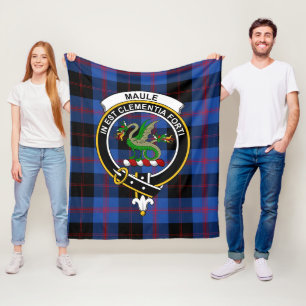 Couverture Polaire Tartan à carreaux Clan Maule Modem