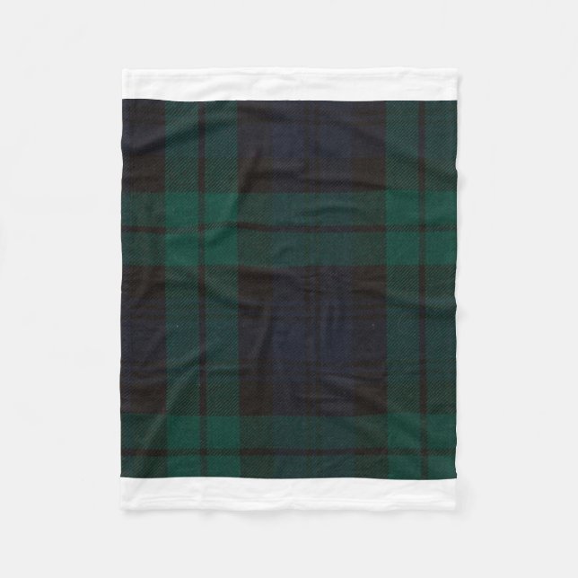 Couverture Polaire Tartan Black Watch (Devant)