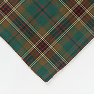 Couverture Polaire Tartan Brown et vert de Murphy