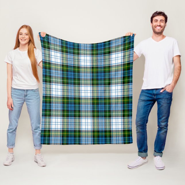 Couverture Polaire Tartan Campbell (En situation)