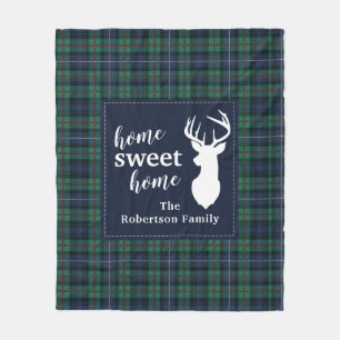 Couverture Polaire Tartan Clan Robertson, Tartan Plaid Personnalisé