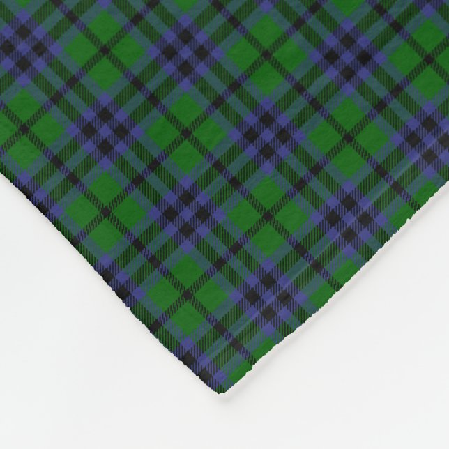 Couverture Polaire Tartan d'Austin de clan (Coin)