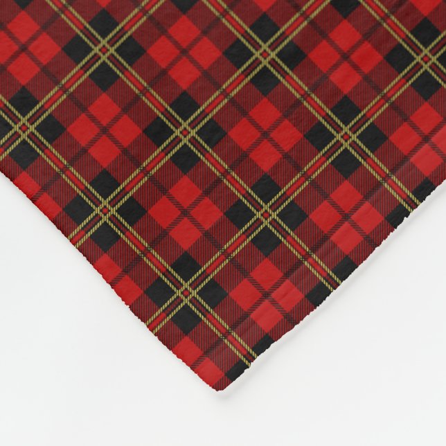 Couverture Polaire Tartan de Brodie de clan (Coin)
