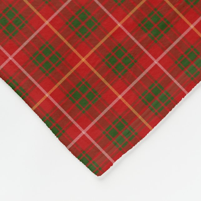 Couverture Polaire Tartan de Bruce de clan (Coin)