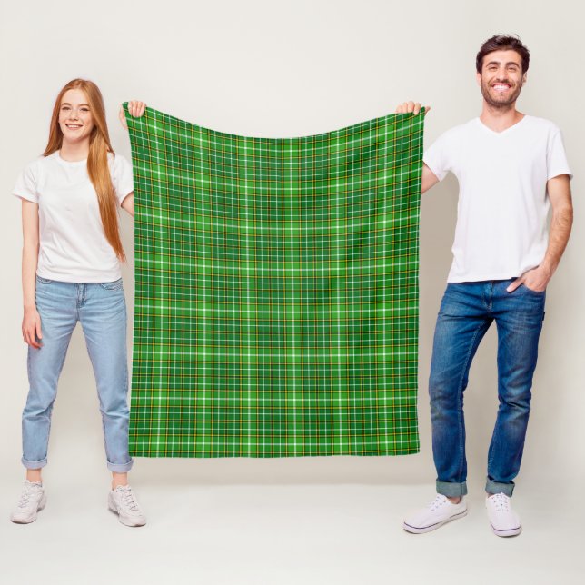 Couverture Polaire Tartan de chasse de Forrester (En situation)