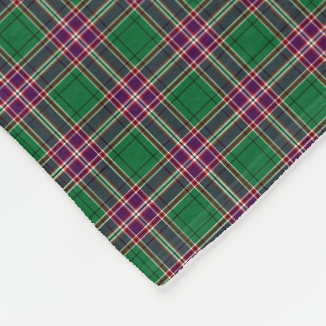 Couverture Polaire Tartan de chasse de MacFarlane de clan (Coin)