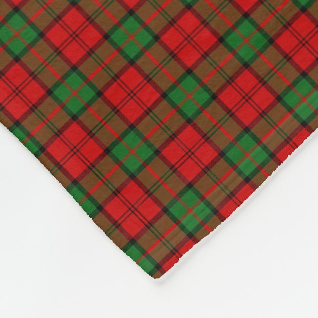 Couverture Polaire Tartan de Dunbar de clan (Coin)