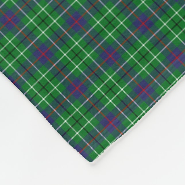 Couverture Polaire Tartan de Duncan de clan (Coin)
