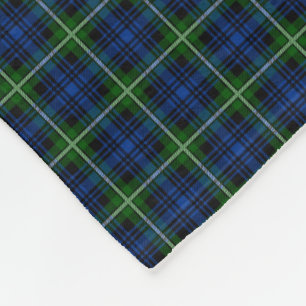 Couverture Polaire Tartan de Forbes de clan