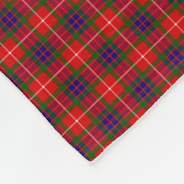 Couverture Polaire Tartan de Fraser de clan (Coin)