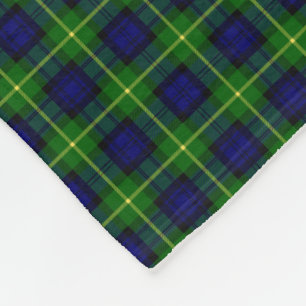 Couverture Polaire Tartan de Gordon de clan