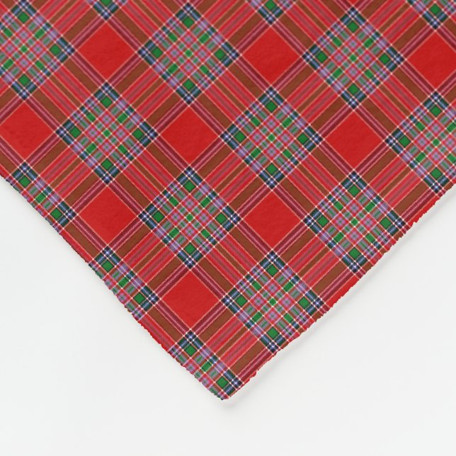 Couverture Polaire Tartan de MacBean de clan (Coin)
