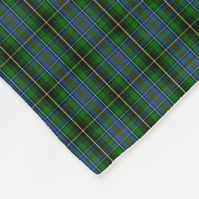 Couverture Polaire Tartan de MacInnes de clan (Coin)